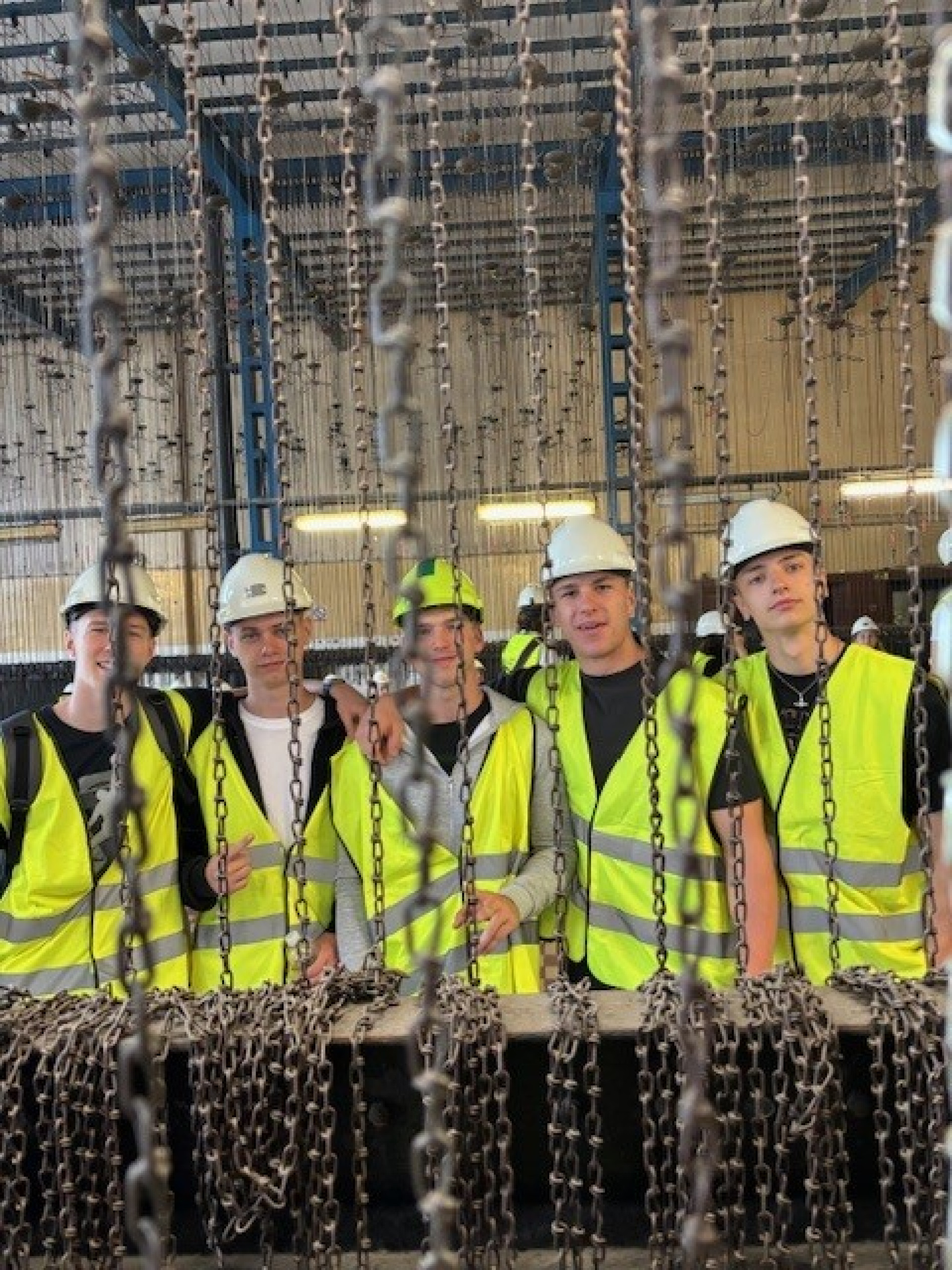 Studenti na exkurzi „Cesta horníka"