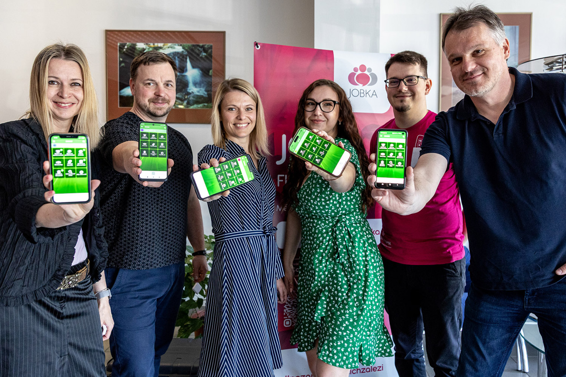 Fandíme aplikaci JOBka