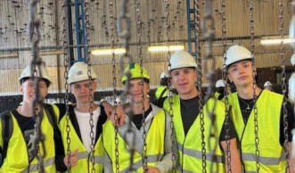 Studenti na exkurzi „Cesta horníka"